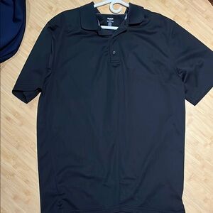 Reebok Black Golf Polo Shirt
